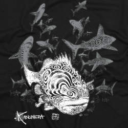 T-shirts plongée Mokarran, vêtements aux motifs d'animaux marins.