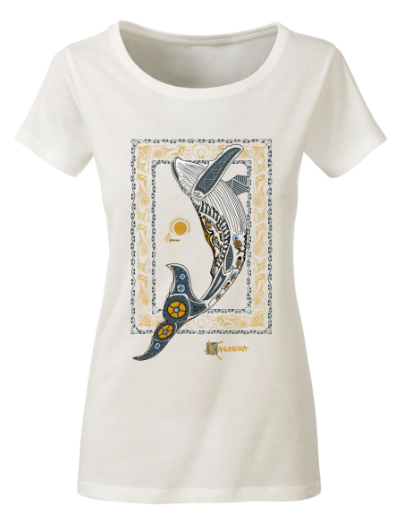 Tee-shirt Bio Homme Baleine outremer