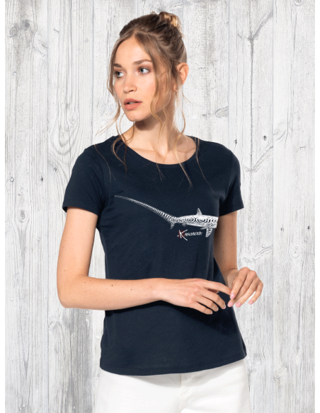 T shirt bio Femme Le Requin renard