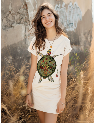 T-shirt Origine long femme La Tortue