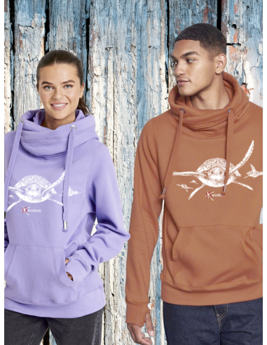 Turtles Cross Neck Hoodie